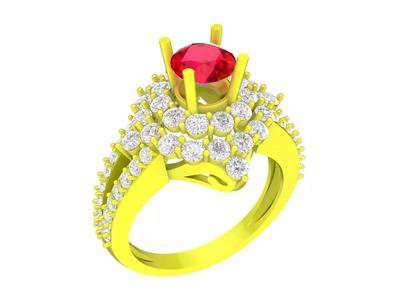 6654 Vietnamese Diamond Women Ring