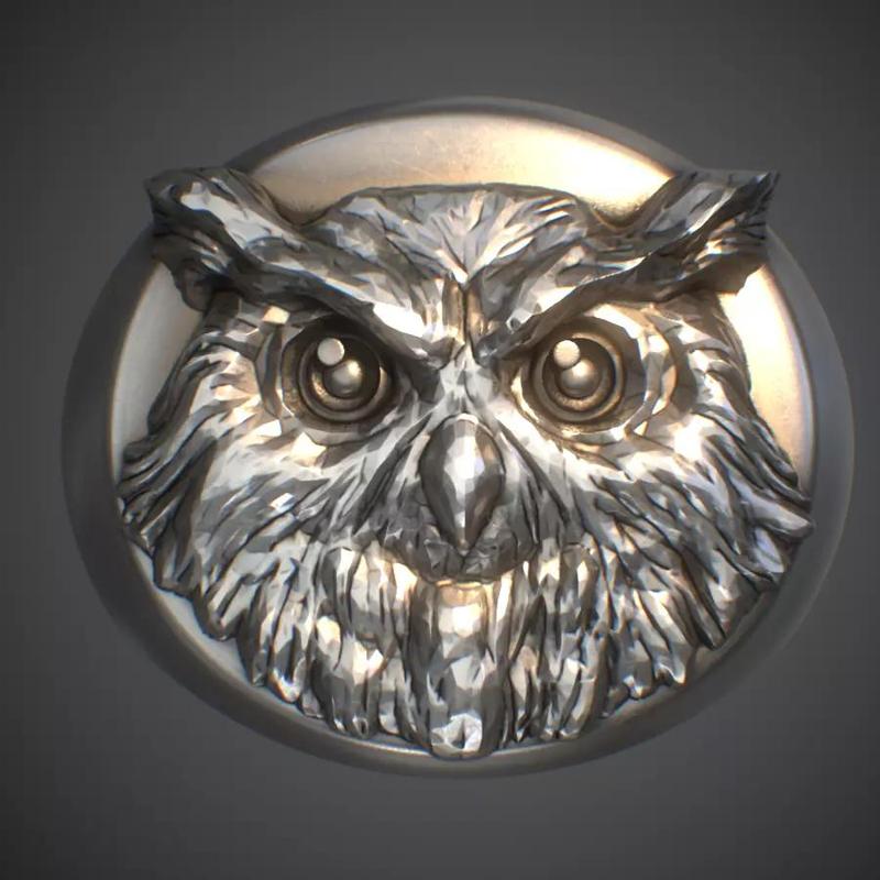 Owl Signet Ring - Jewelry Design