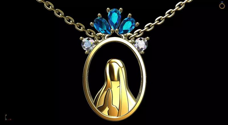 Saint Scapular Pendant