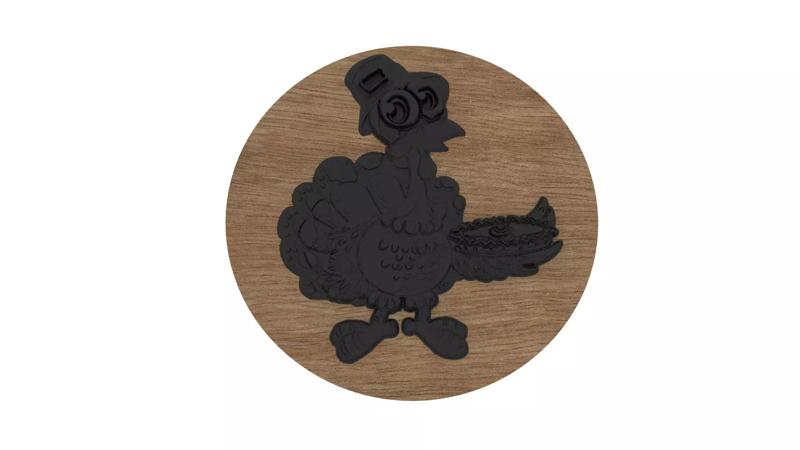 Cockerel Medallion