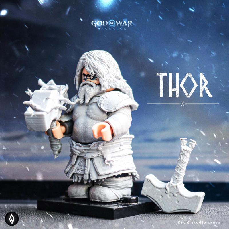Thor - God of war ragnarok - Custom  Minifigures