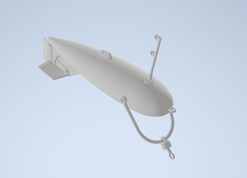 Floating buoy Float P DKM German Kriegsmarine Minesweeper 1:25 1:50 1:100