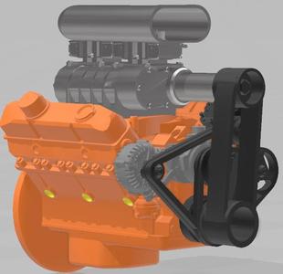 Big block Mopar Supercharged