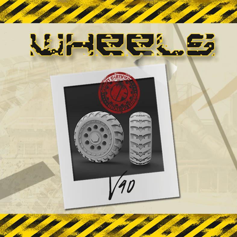 Gaslands  wheels 1/64 KAVANFACTORY V40