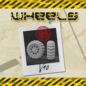 Gaslands  wheels 1/64 KAVANFACTORY V40