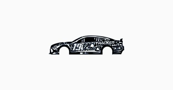 MARTIN TRUEX JR. Joe Gibbs Racing  2023 Nascar Cup series Silhouette