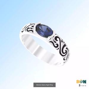 Starry Night Inspired Couple Rings Collection