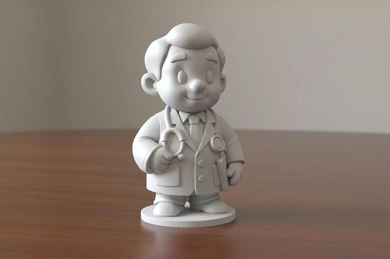 Cartoon Doctor 3D Printable
