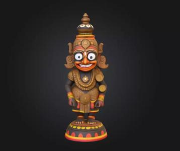 Traditional Jagannath Murti Puri Temple