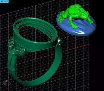 Frog ring size 7USA