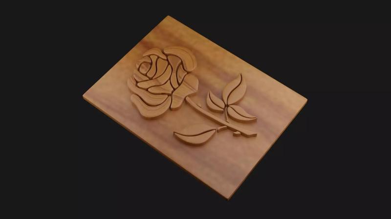 Rose Flower 3D Model