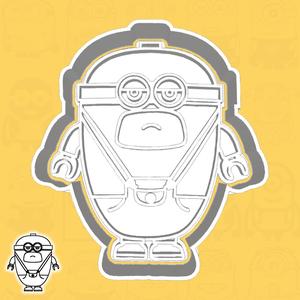 Minions / Despicable Me cookie cutters - Minion Robot (Bot Bob) (style 25)