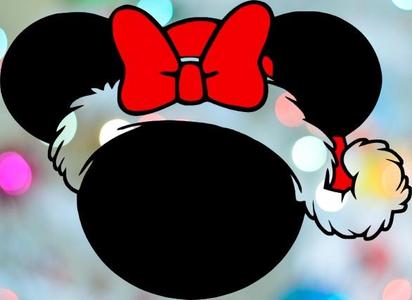 Christmas Minnie Face Cookie Cutter