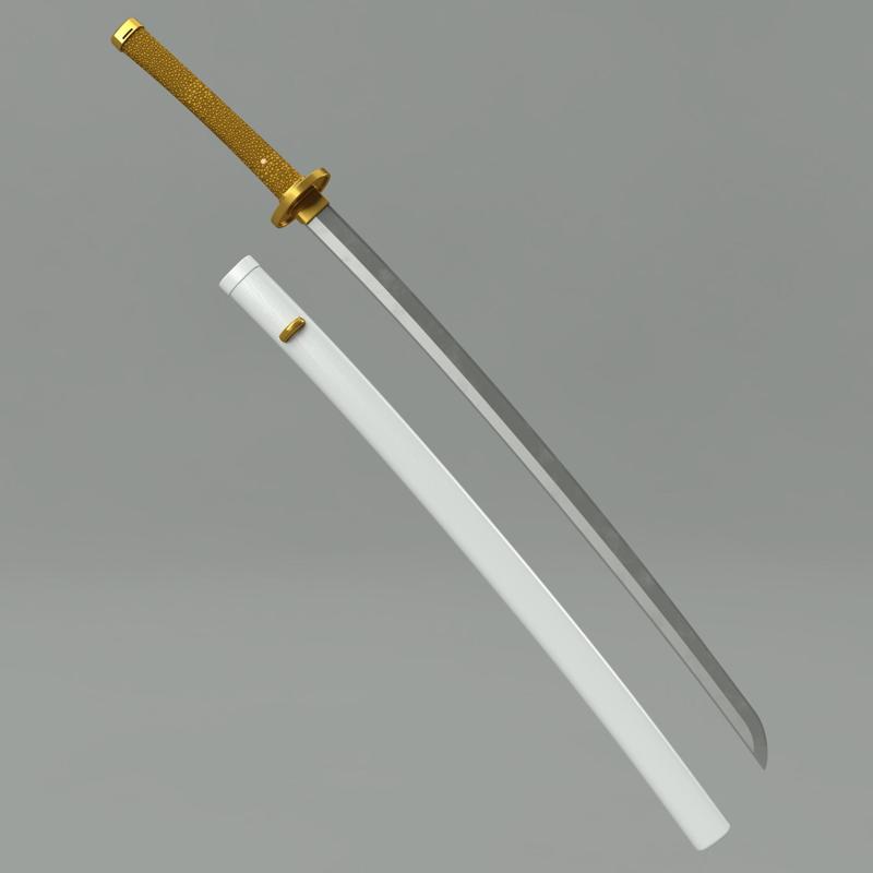 Hell's Paradise Jigokuraku Yamada Clan Katana sword, Tenza, Shion, Senta, Sagiri. Anime, manga, props, cosplay