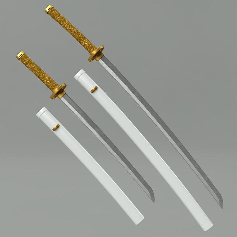 Hell's Paradise Jigokuraku Yamada Clan sword set, Tenza, Shion, Senta, Sagiri. Anime, manga, props, cosplay