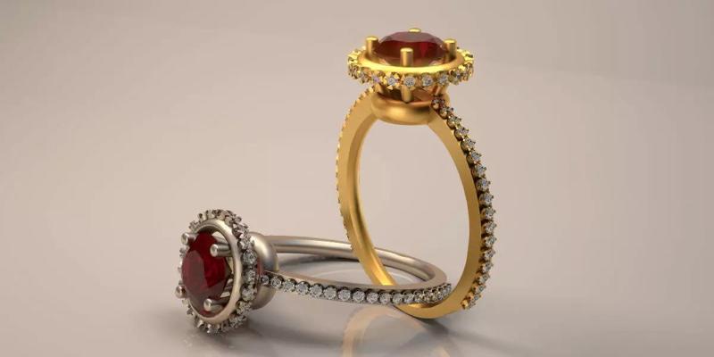 Wedding Ring Clear Model Ready for Print