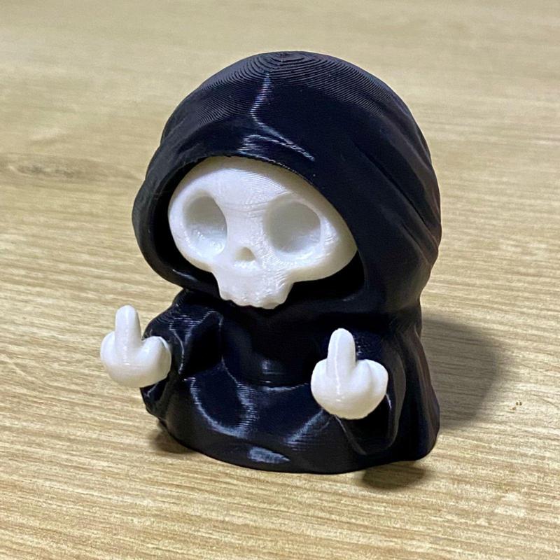 cute little reaper halloween decoration sculpture multicolor
