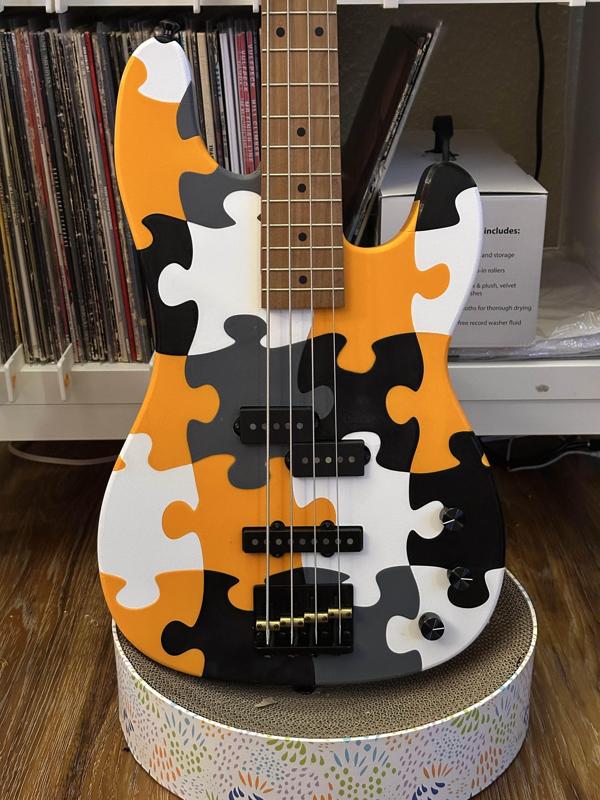 Jigsaw Puzzle Electric Bass Guitar Precision Jazz Musicman