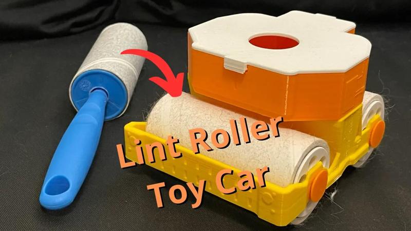 Ikea Lint Roller Toy Car