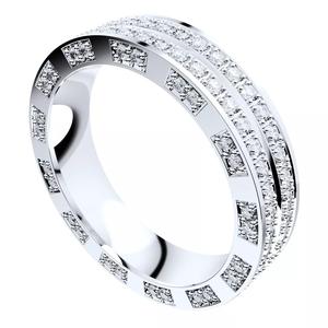 Wedding Set Ring Women And Men Ring CAD Design-V12VB