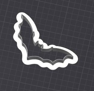Small Cookies - Flying Bat Cookie Cutter – 4" STL File