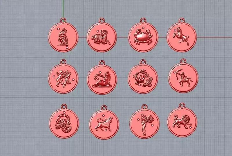 Zodiac  Pendants Set Pack