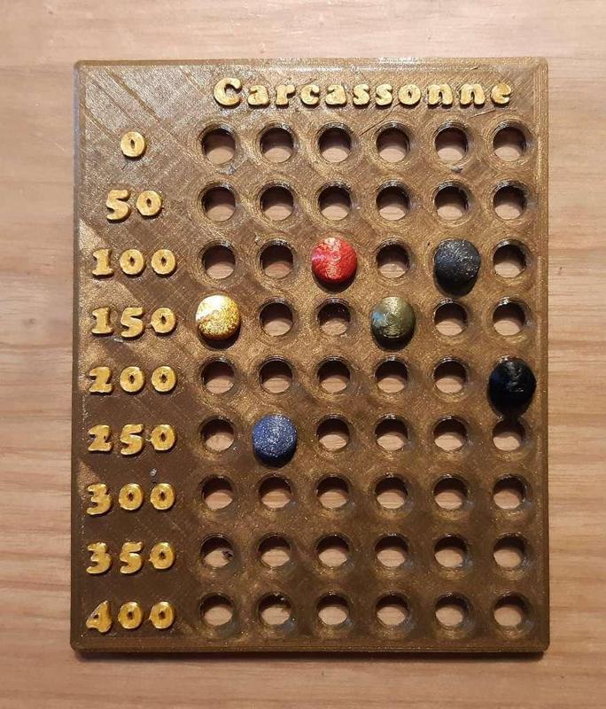 Carcassonne Scoring board
