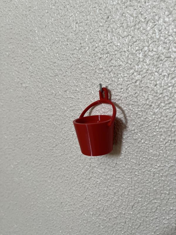 Mini Bucket with Wall Mount