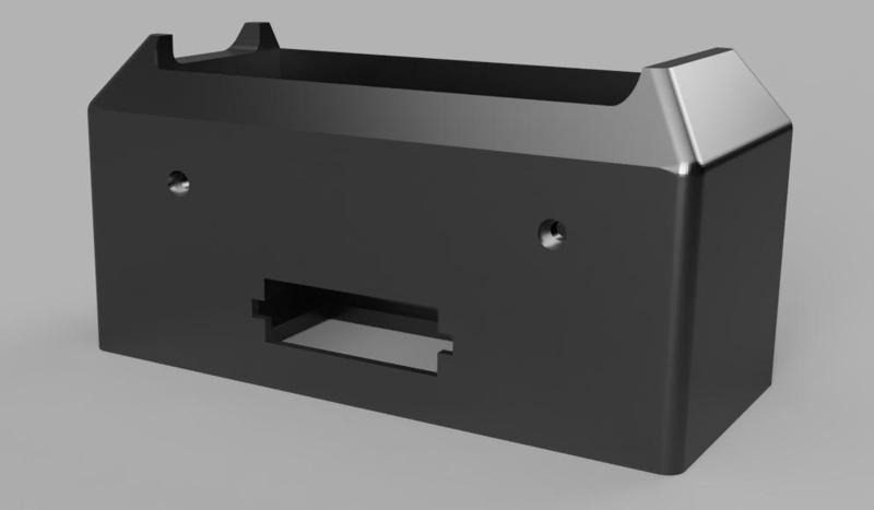 Prusa Black PSU Stand (Delta PSU) with cable Quick-release