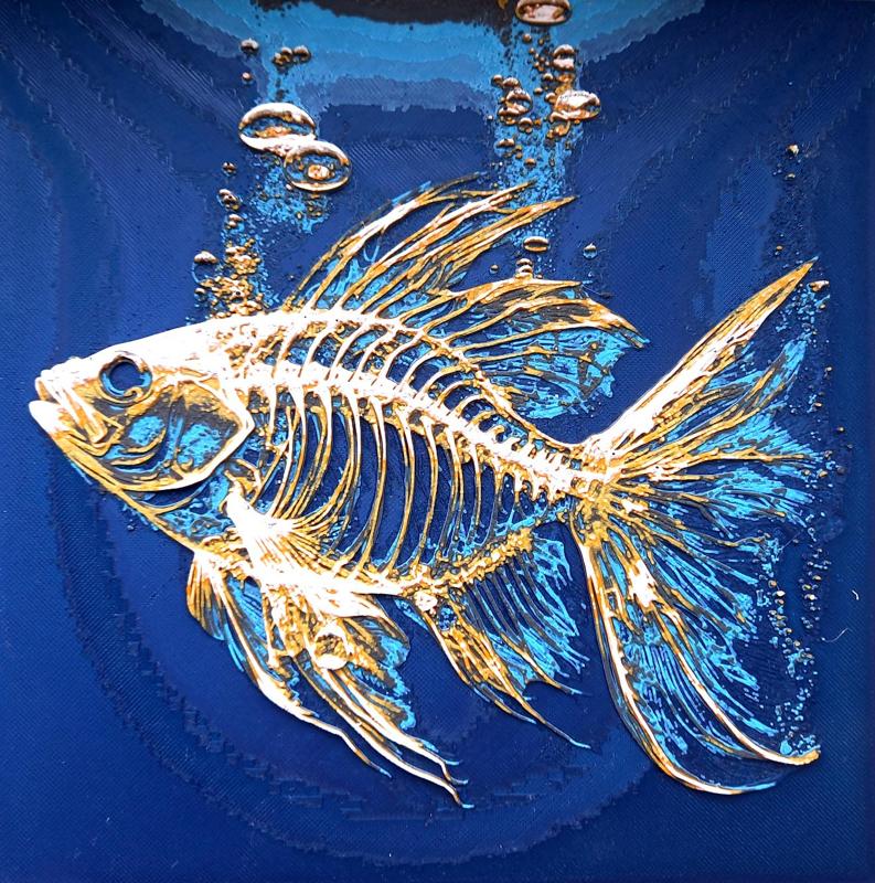 Zombie Goldfish - filament painting