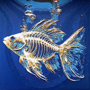 Zombie Goldfish - filament painting