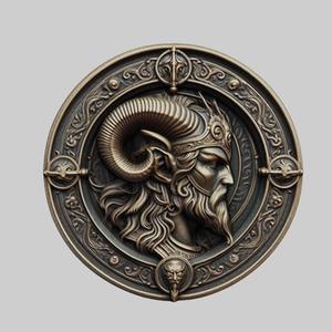 Theoden Lord of Rings Medallion for CNC Router Laser & 3D Printer