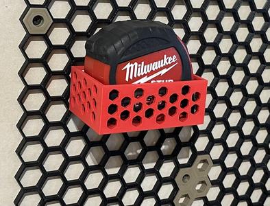 Large Honeycomb Tape Measure Mount