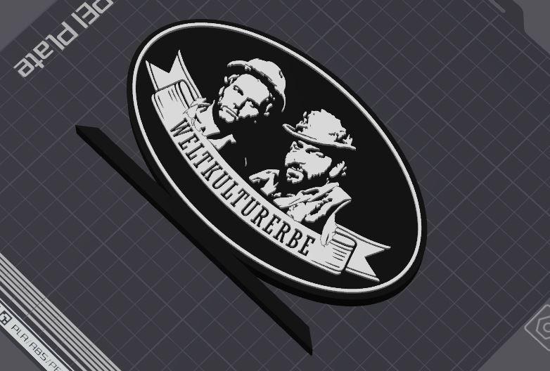 Bud Spencer Terence Hill Logo Table Stand