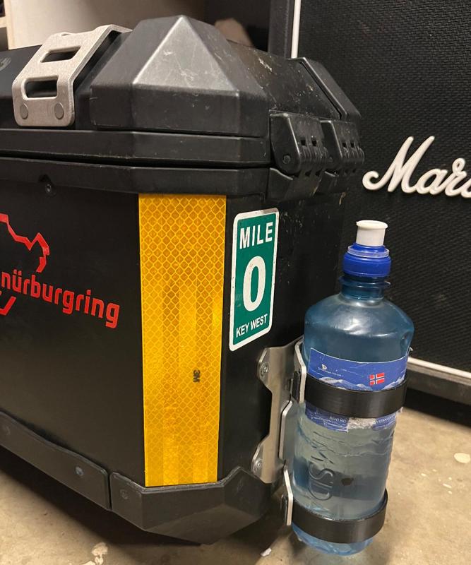 Alternate sized retainers for SW-Motech TRAX mount