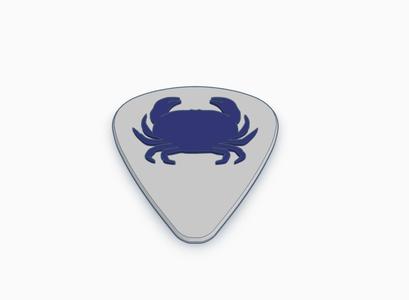 Crab Guitar Pick