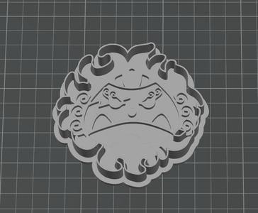 One Piece Jinbei Pirate Cookie Cutter Flag