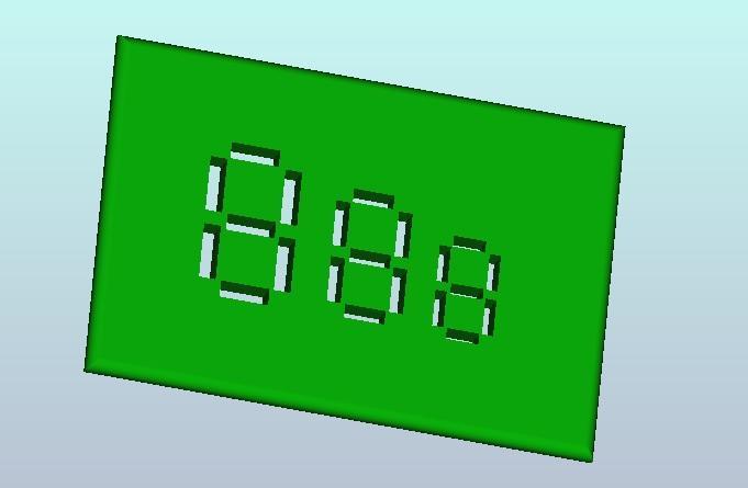 Normografo caratteri display