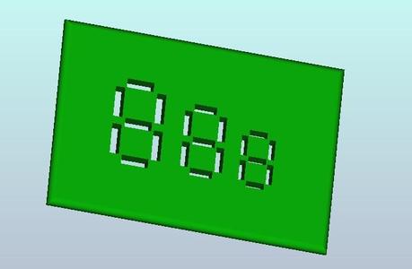 Normografo caratteri display