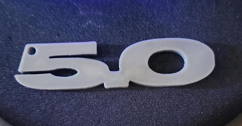Mustang 5.0 Keychain
