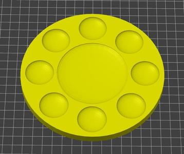 Simple paint palette