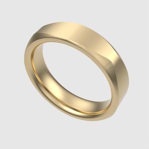 Sleek Modern Band Ring 3D print
