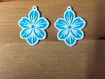 flower earrings