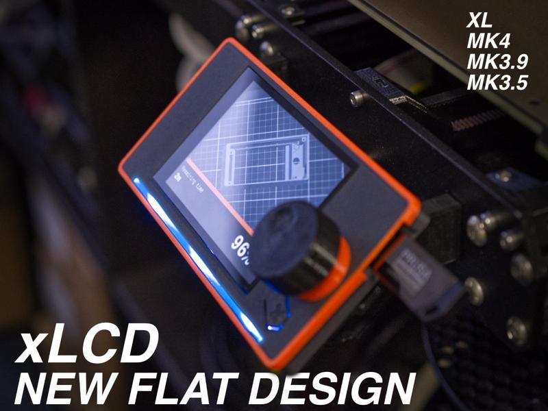 NEW LCD cover for Prusa XL, MK4, MK3.9, MK3.5 best for touch