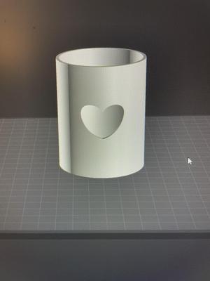 valentine's day heart pencil orginicer