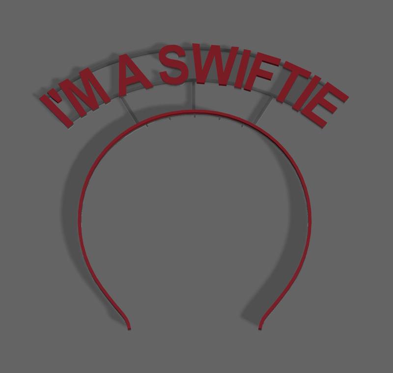 GO SWIFTIES or I'M A SWIFTIE tiara/headband