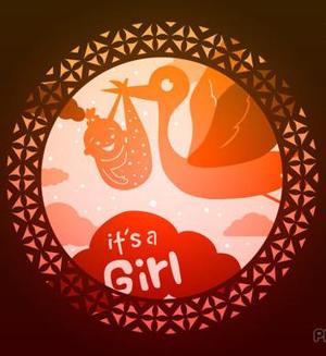 It's a girl lightbox