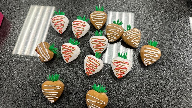 Lowpoly Strawberries