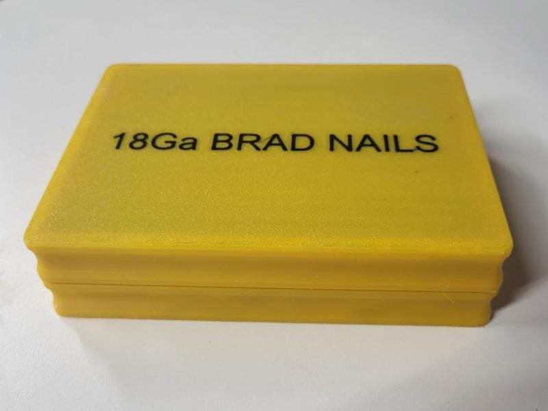 18Ga Brad Nail Storage Box
