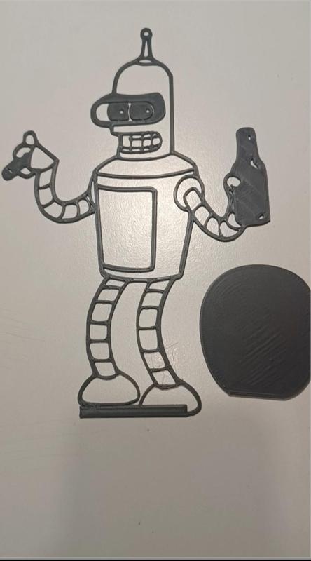 Bender de futurama 2d